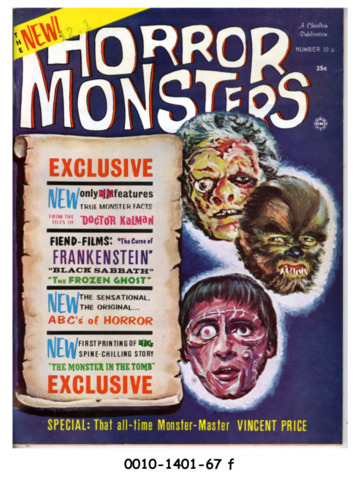Horror Monsters #10 © Winter 1964/65 Charlton Publications